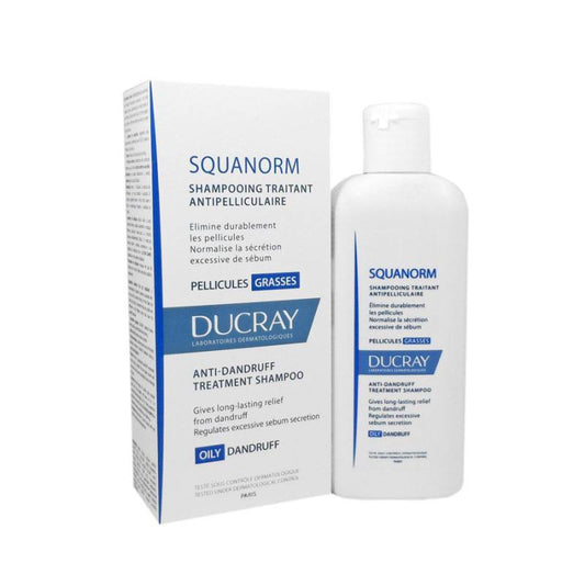 Ducray Squanorm Pellicules Grasses Anti-Dandruff Shampoo OILY 200ml