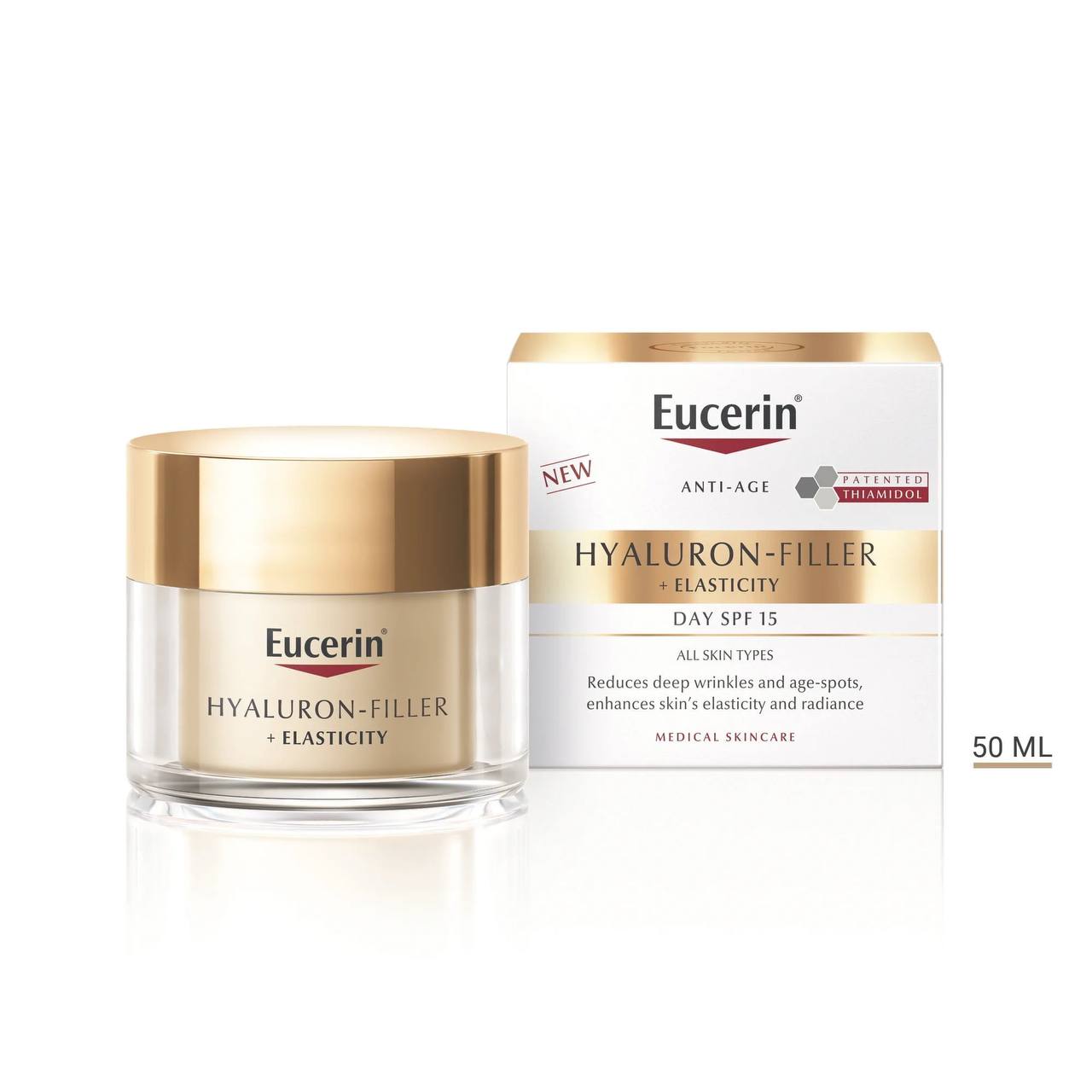 Eucerin Hyaluron-Filler + Elasticity Day Cream SPF15 50ml