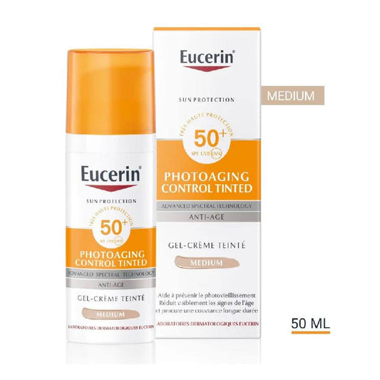 Eucerin PhotoAging Control Fluid TINTED Sunscreen SPF50+ 50ml