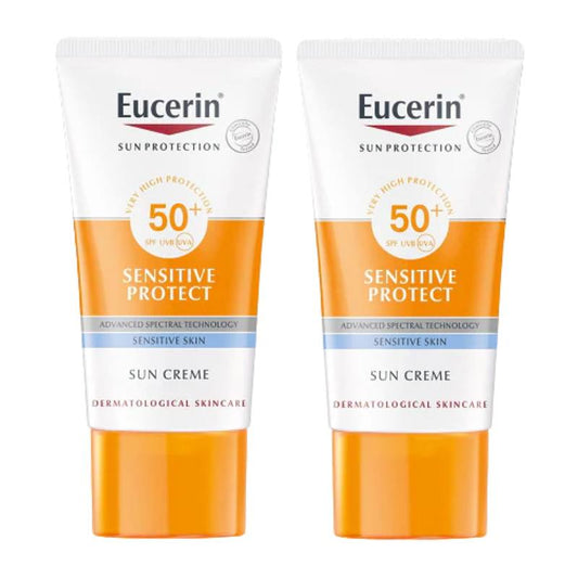 Eucerin Sensitive Protect SunscreenSPF50+ 1+ 1 FREE